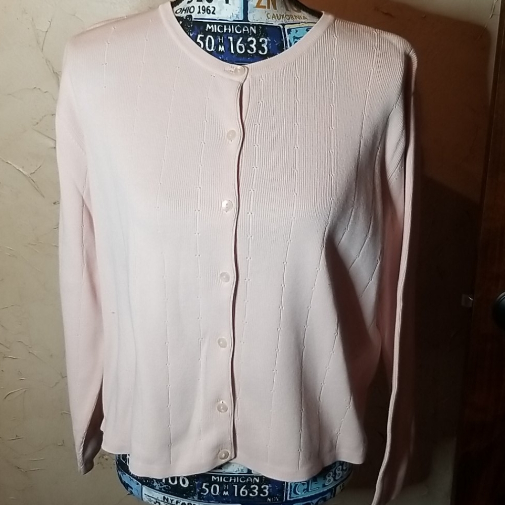 Talbots Pink Women's Cardigan Sweater